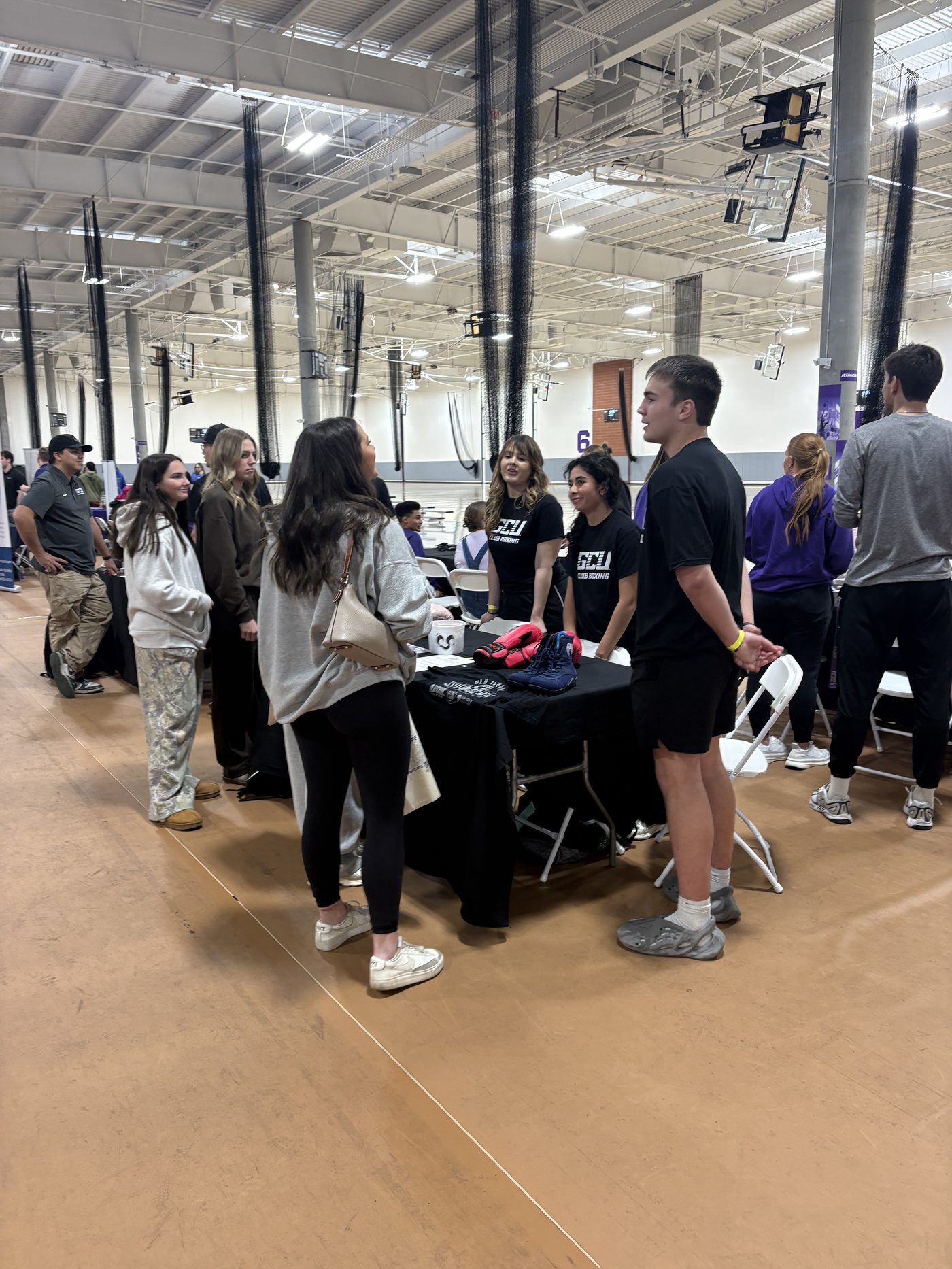 GCU Club Boxing at a campus club fair
