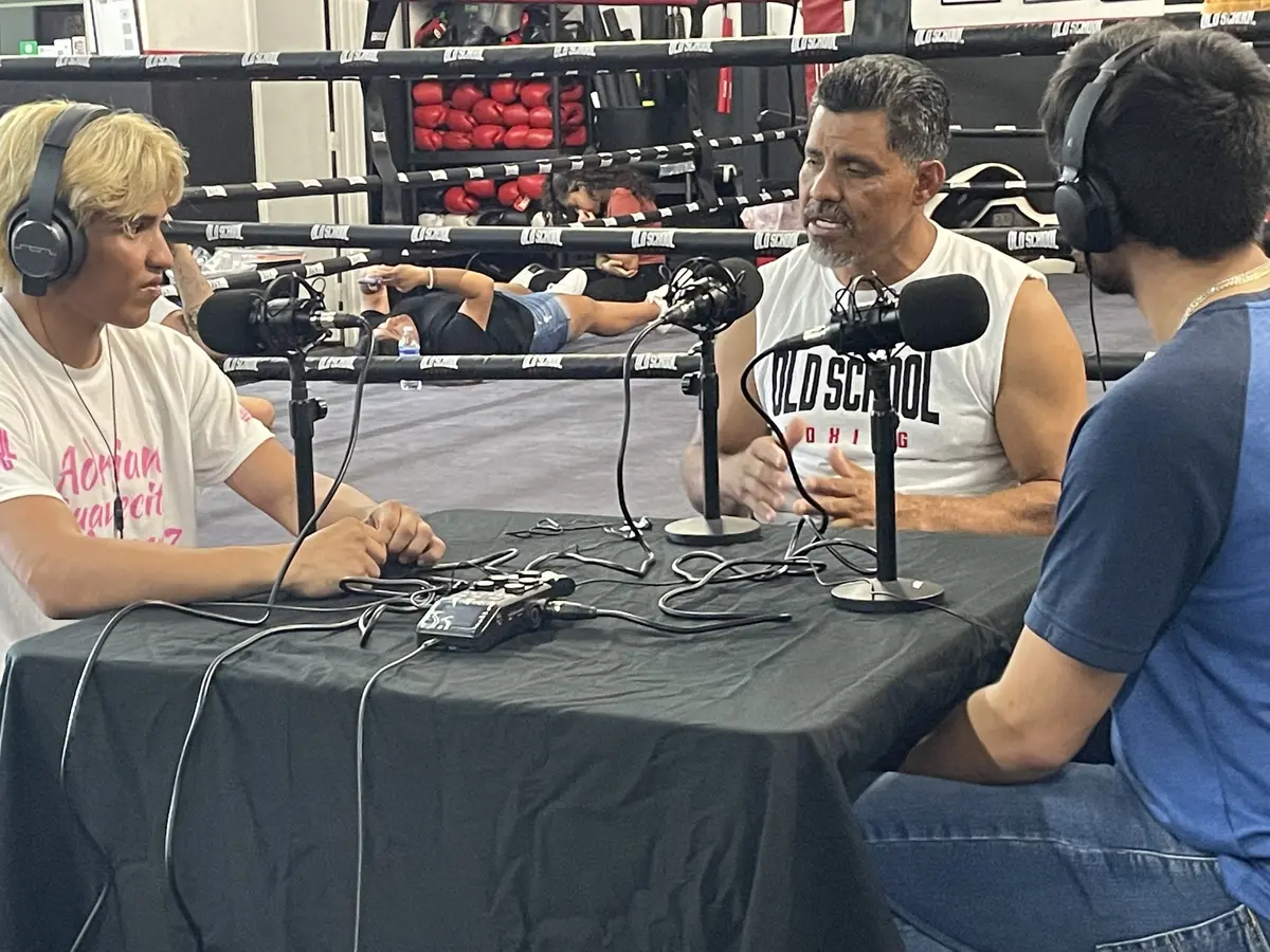 Recorded guest event with a Pilates activity taking place in the boxing ring